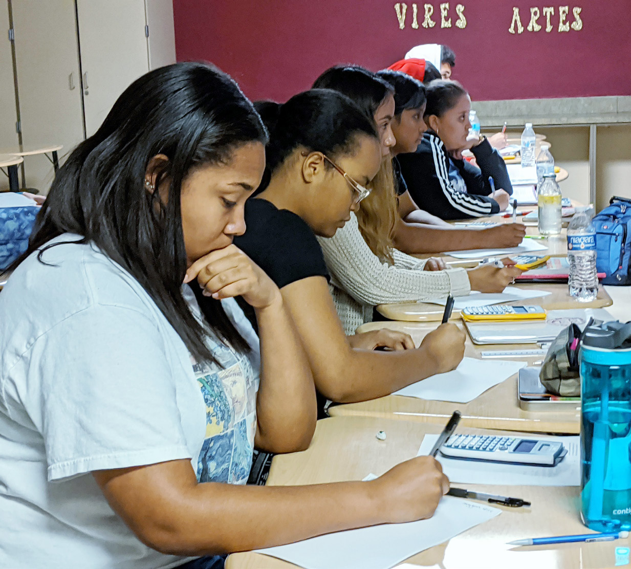 Palm Beach County high school students engage in accelerated mathematics coursework.